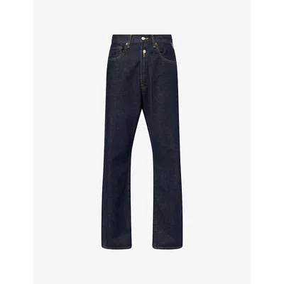 Replay Mens Rinse M9zero1 Straight-leg Denim Jeans In Blue