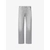 Replay Mens Superlight Grey M9z1 Washed Straight-leg Denim Jeans In Superlight Grey