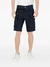 Replay Multi-pocket Cargo Shorts In Black