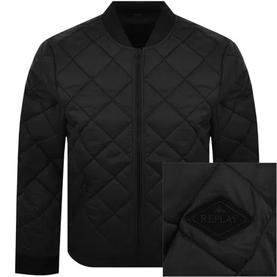 Replay Padded Jacket Black