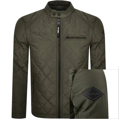 Replay Padded Jacket Green