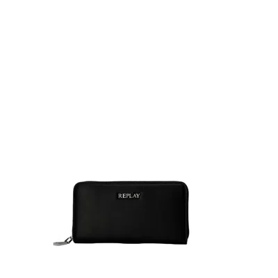 Replay Polyethylene Men's Wallet In Black