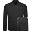 Replay Quilted Jacket Black In Gold