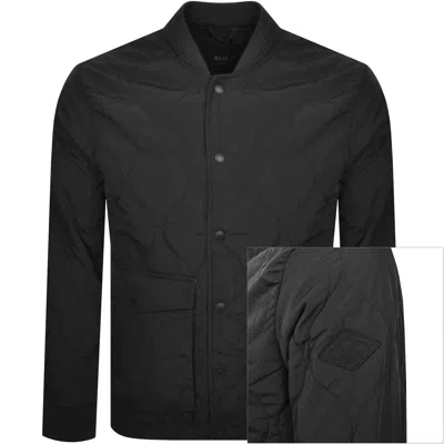 Replay Quilted Jacket Black