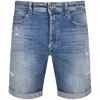 REPLAY REPLAY RBJ 981 SHORTS MID WASH BLUE