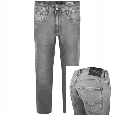 Replay Rocco Jeans Medium Grey In Gray