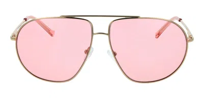 Replay Ry 623 S03 Men's Sunglasses Gold Size 62 In Pink