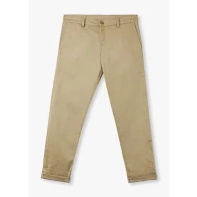 Replay Sartoriale Mens Chino Trousers In Light Khaki In Neutrals