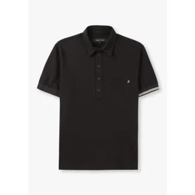 Replay Sartoriale Mens Polo Shirt In Black