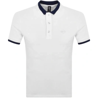 Replay Short Sleeved Logo Polo T Shirt White