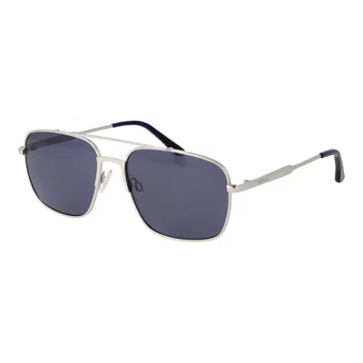 Replay Silver Metal Sunglasses