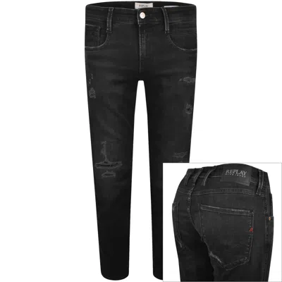 Replay Slim Fit Anbass Jeans Black