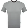Replay Small Logo T Shirt Lead Grey In Grey
