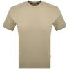 Replay Small Logo T Shirt Turtle Dove In Brown