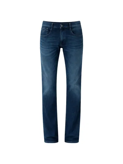 Replay Straight-leg Denim Jeans In Blue