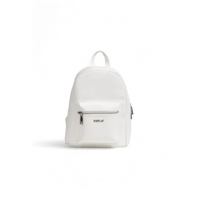 Replay Logo-plaque Zip-around Backpack In Brown