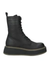 Replay Woman Ankle Boots Black Size 9 Synthetisches Material In Black