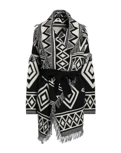 Replay Woman Cardigan Black Size S Wool, Viscose, Polyamide