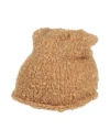 Replay Woman Hat Sand Size M Mohair Wool, Wool, Viscose, Polyamide In Brown