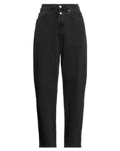 Replay Woman Jeans Black Size 27w-30l Cotton, Elastane