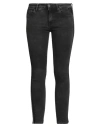 Replay Woman Jeans Black Size 28w-28l Cotton, Modal, Polyester, Elastane In Black