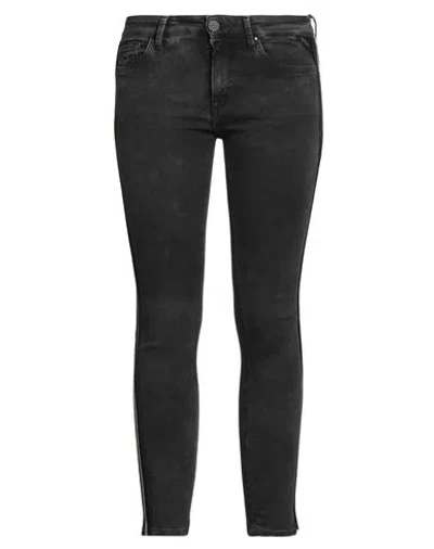 Replay Woman Jeans Black Size 28w-28l Cotton, Modal, Polyester, Elastane