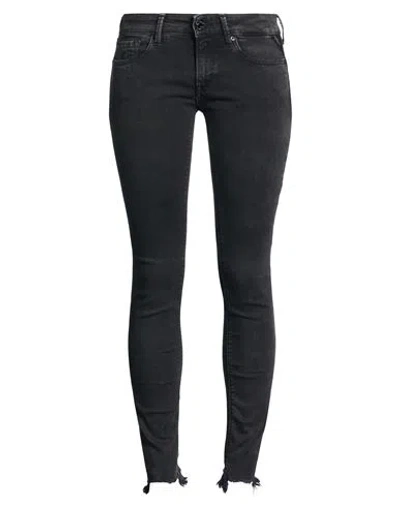 Replay Woman Jeans Black Size 30 Cotton, Modal, Polyester, Elastane
