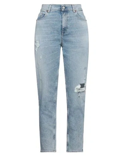 Replay Woman Jeans Blue Size 26w-28l Cotton, Elastane