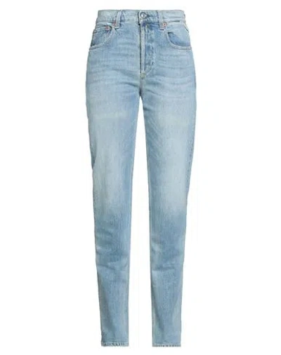 Replay Woman Jeans Blue Size 27w-34l Cotton, Elastane