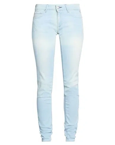 Replay Woman Jeans Blue Size 27w-32l Cotton, Polyester, Elastane