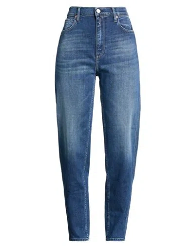 Replay Woman Jeans Blue Size 28w-28l Cotton, Lyocell, Elastomultiester, Elastane