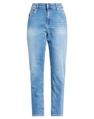 Replay Woman Jeans Blue Size 28w-28l Cotton, Lyocell, Elastomultiester, Elastane