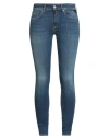 Replay Woman Jeans Blue Size 28w-32l Cotton, Polyester, Elastane In Blue