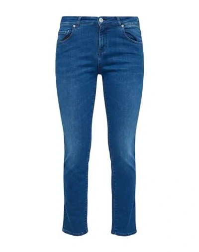 Replay Woman Jeans Blue Size 29w-28l Cotton, Polyester, Elastane