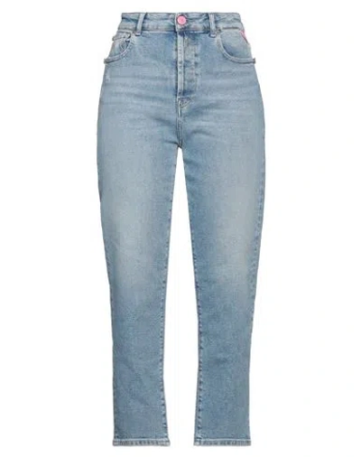 Replay Woman Jeans Blue Size 31w-30l Cotton, Elastane