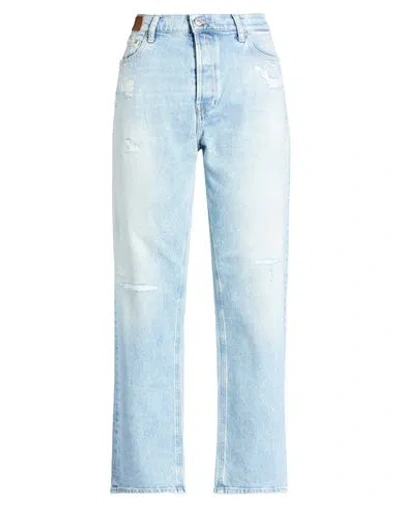 Replay Woman Jeans Blue Size 30w-30l Cotton, Elastane