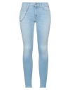 Replay Woman Jeans Blue Size 30w-30l Cotton, Polyester, Elastane In Blue