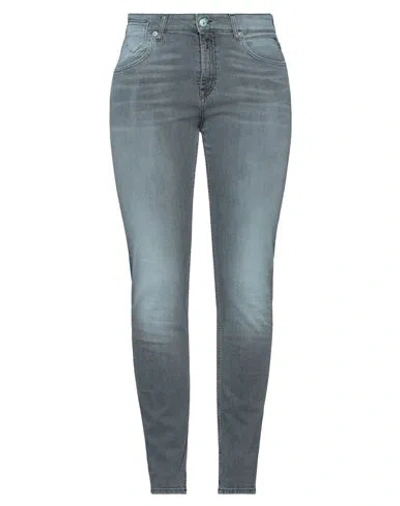 Replay Woman Jeans Blue Size 30w-32l Cotton, Elastane