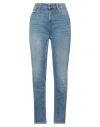 Replay Woman Jeans Blue Size 30w-32l Cotton, Lyocell, Elastomultiester, Elastane In Blue