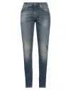 Replay Woman Jeans Blue Size 30w-34l Cotton, Elastomultiester, Elastane In Blue