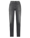 Replay Woman Jeans Grey Size 26w-30l Cotton, Elastane In Grey