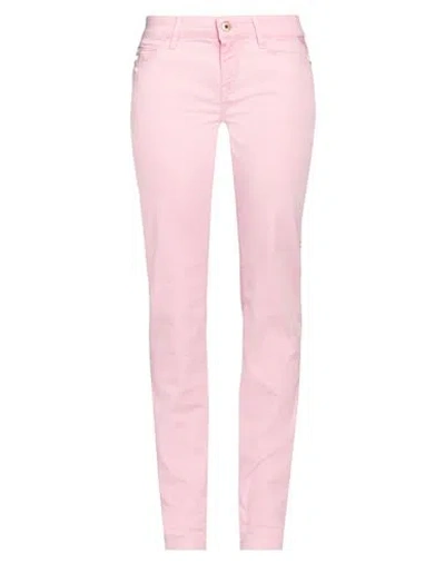 Replay Woman Jeans Pink Size 29w-34l Cotton, Elastane