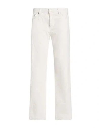 Replay Woman Jeans White Size 28 Cotton