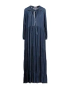 Replay Woman Maxi Dress Navy Size S Viscose