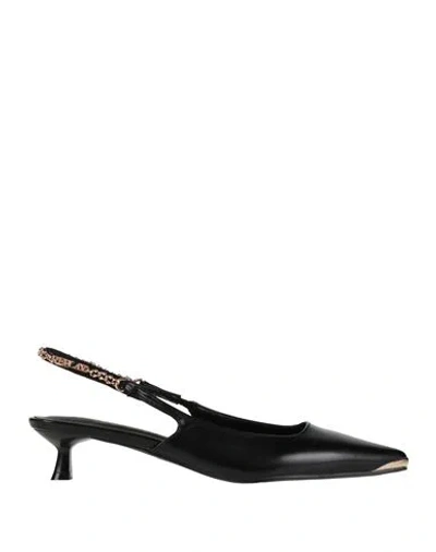 Replay Woman Pumps Black Size 8 Synthetic Material