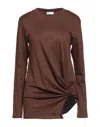 Replay Sweaters In Brown