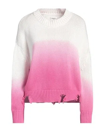 Replay Woman Sweater Pink Size S Cotton, Polyester