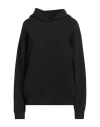 Replay Woman Sweatshirt Black Size L Organic Cotton In Black