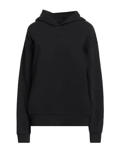 REPLAY REPLAY WOMAN SWEATSHIRT BLACK SIZE L COTTON