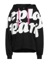 Replay Woman Sweatshirt Black Size L Cotton In Black